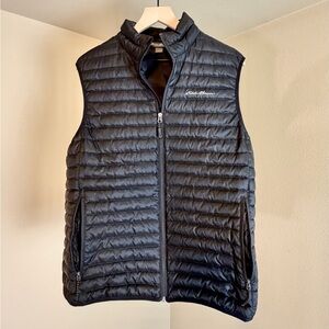Eddie Bauer Men's Black Quilted Puffer Vest (M)